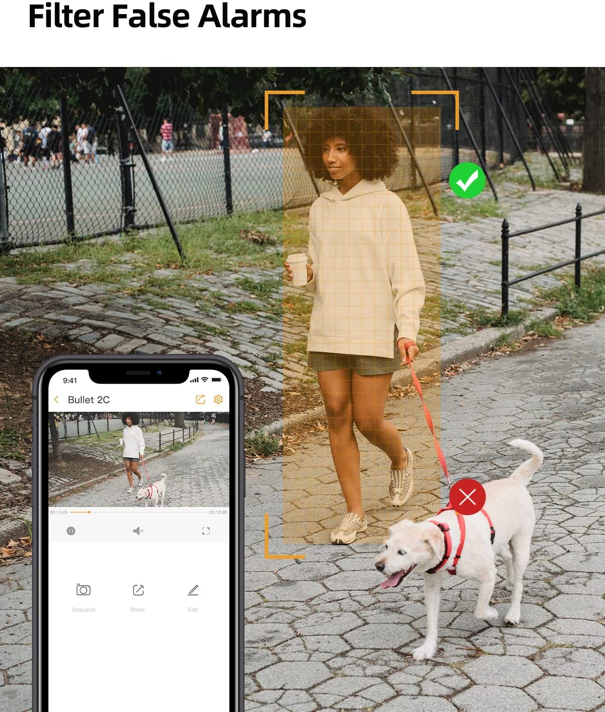 دوربین هوشمند بیسیم آیمو Imou مدل Bullet 2C IPC-F22P - Image 4