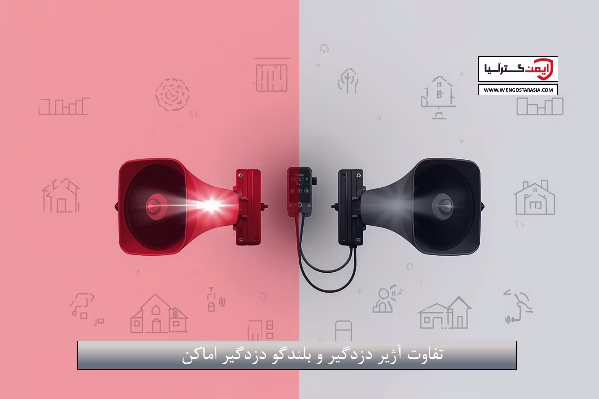 تفاوت آژیر دزدگیر و بلندگو دزدگیر اماکن